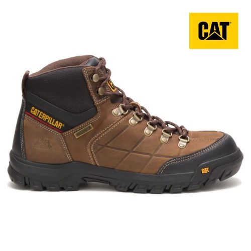 Caterpillar Threshold Waterproof Werkschoenen Heren Bruin (PNEO.NL)